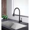 Anzzi Tulip Pull-Out Sprayer Kitchen Faucet in Oil Rubbed Bronze KF-AZ216ORB